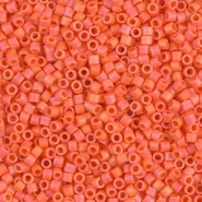 Miyuki delica beads 10/0 - Matted opaque orange ab DBM-872